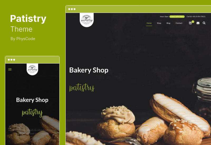 Tema Patistry - Tema WordPress Kue & Roti