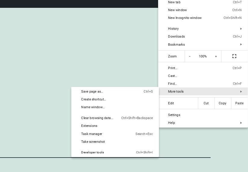 mengakses alat pengembang Google Chrome