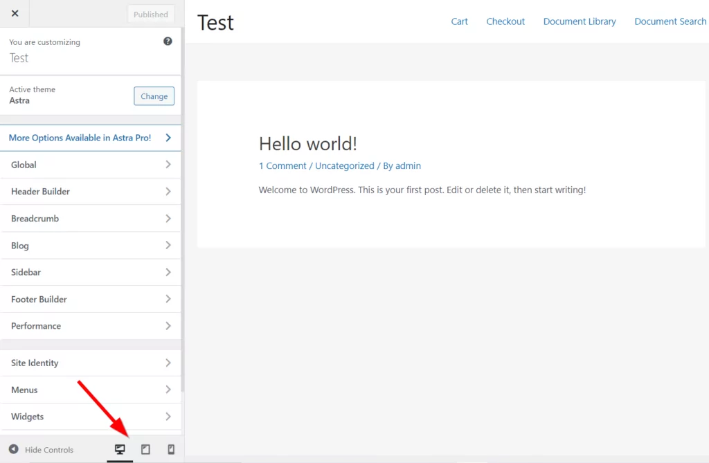 Responsives WordPress-Design