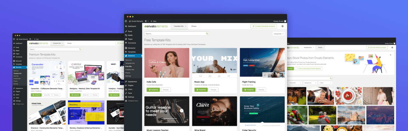البرنامج المساعد Envato Elements