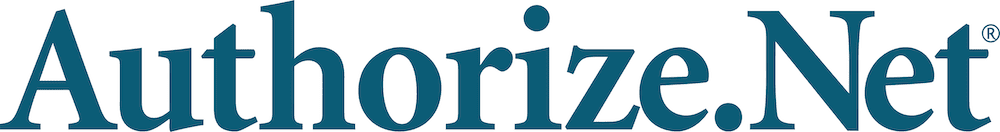 Das blaue Authorize.net-Logo.