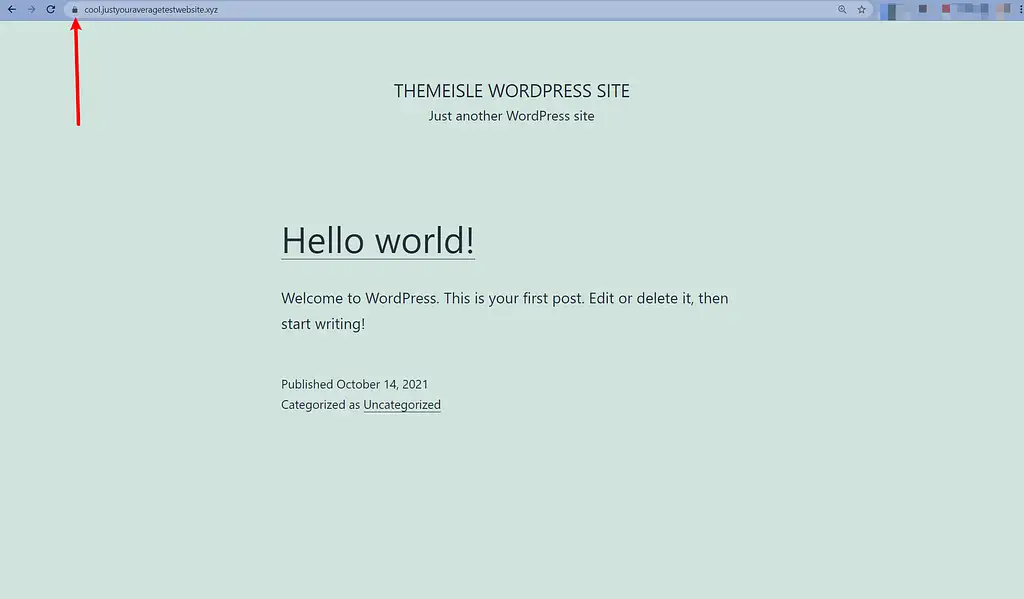 instalasi WordPress baru di CyberPanel