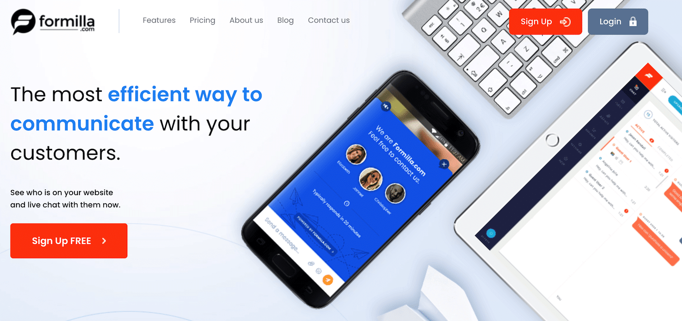 Obrolan Langsung oleh plugin Formilla