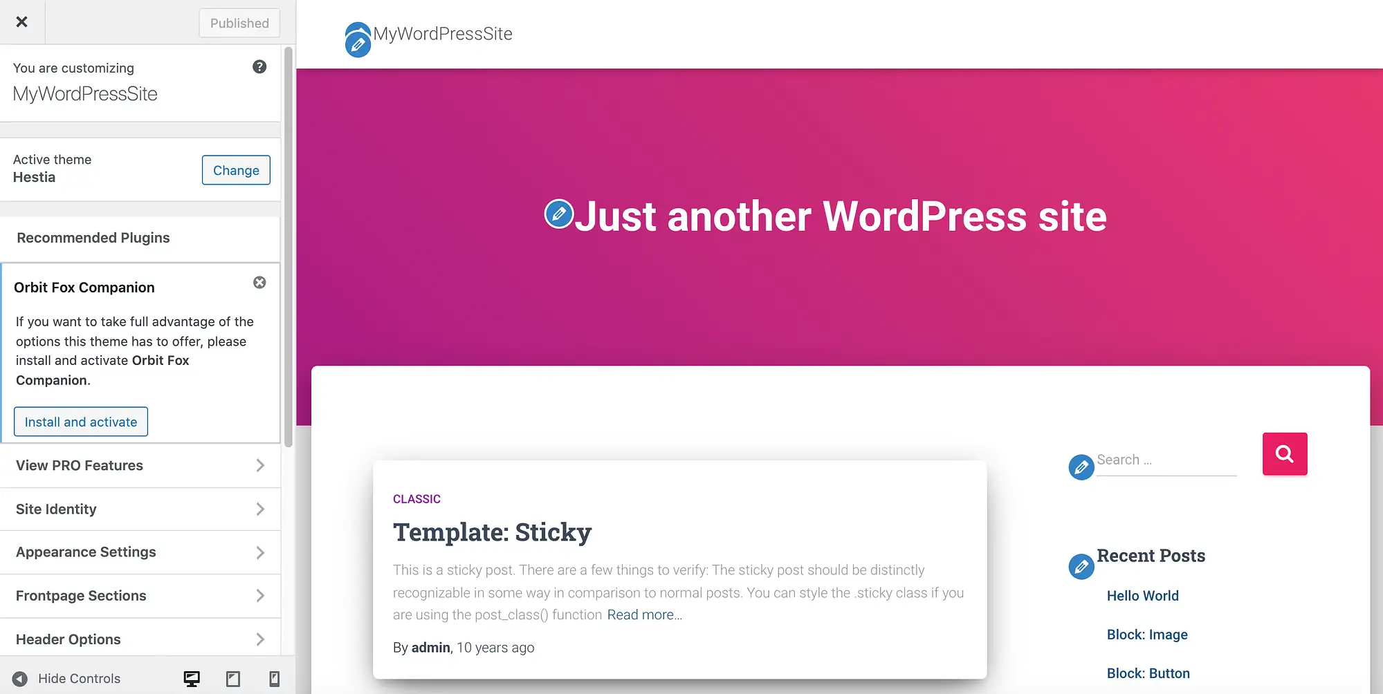 Cara mengubah warna tautan di WordPress.