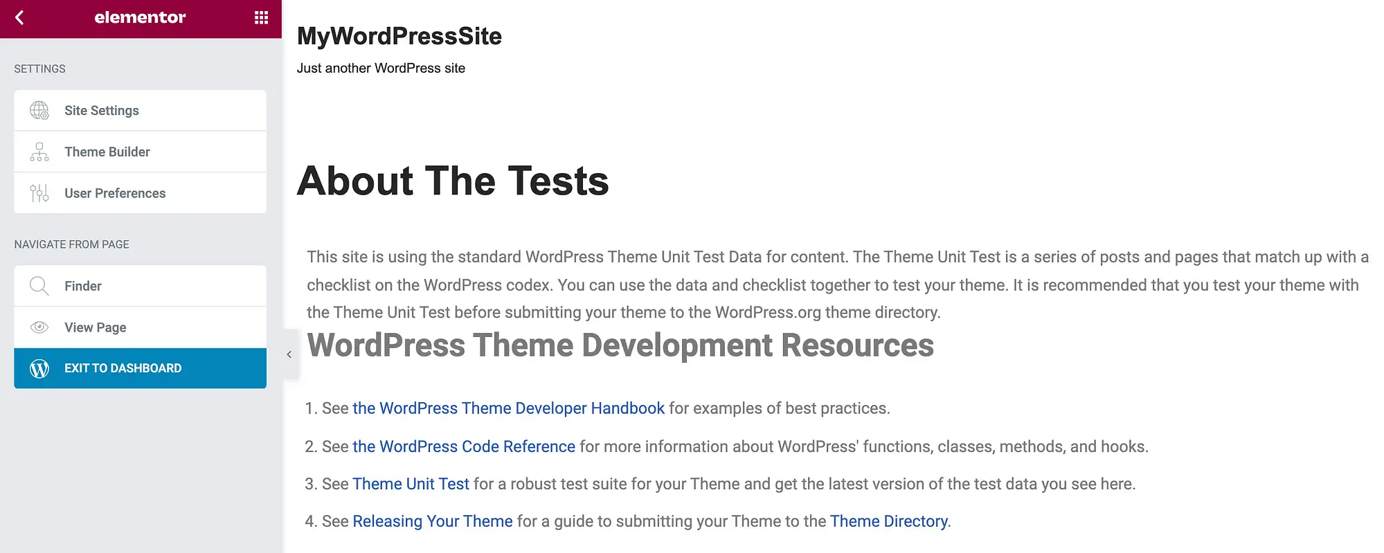 Cara mengubah warna tautan di WordPress, menggunakan Elementor.