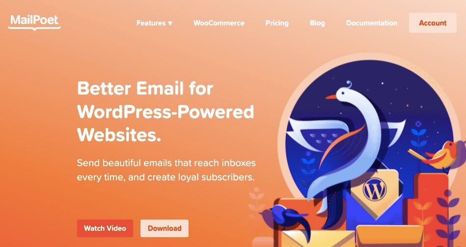 MailPoetホームページ