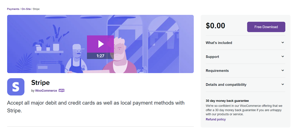 Estensione Stripe WooCommerce