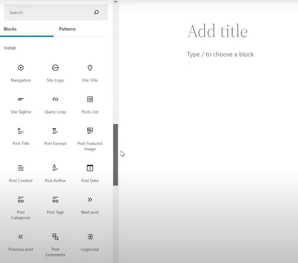 Blok Tema Gutenberg