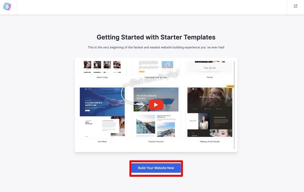 Bangun situs web dengan template pemula