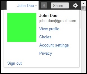 Change Account name