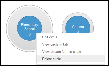 delete circle