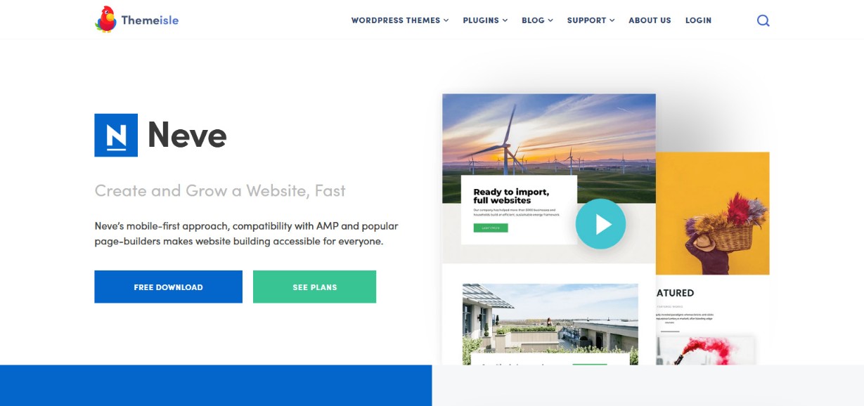 Tema WordPress pronto per Neve Gutenberg