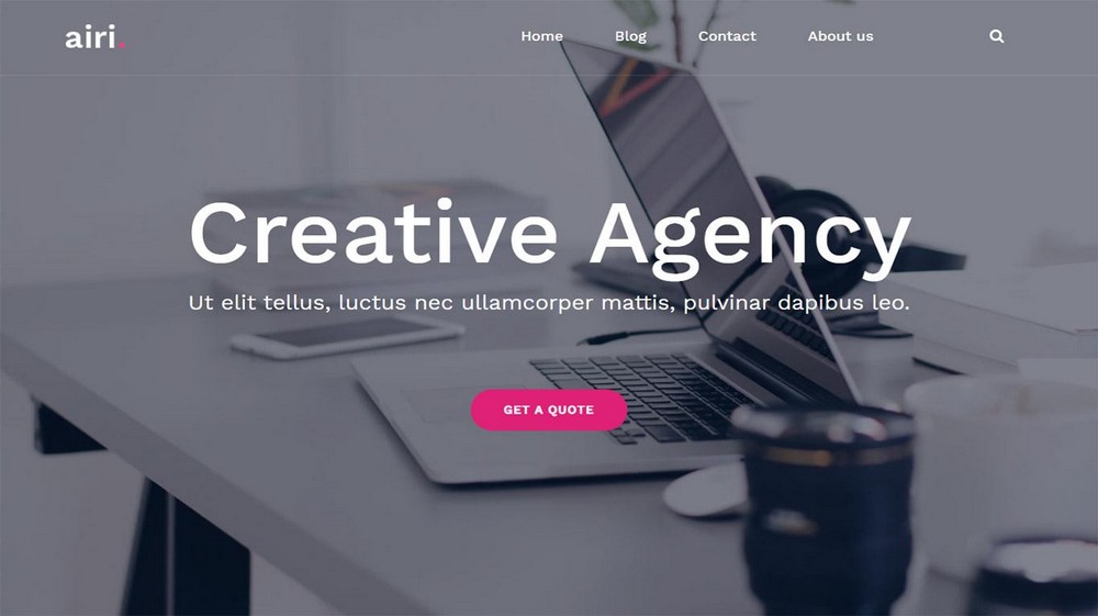 Airi WordPress teması