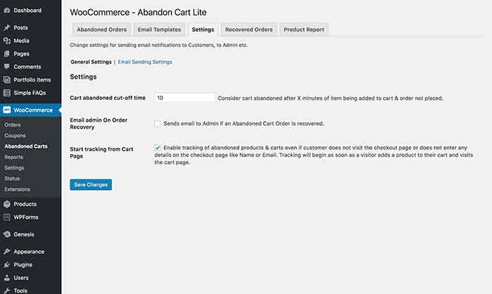 Sepeti Terk Etme Seçenekleri: WooCommerce için Terk Edilmiş Sepet Lite