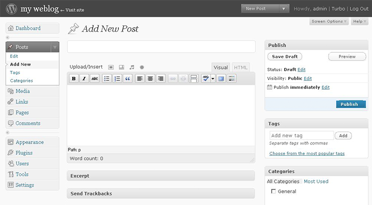 Sejarah wordpress 2008