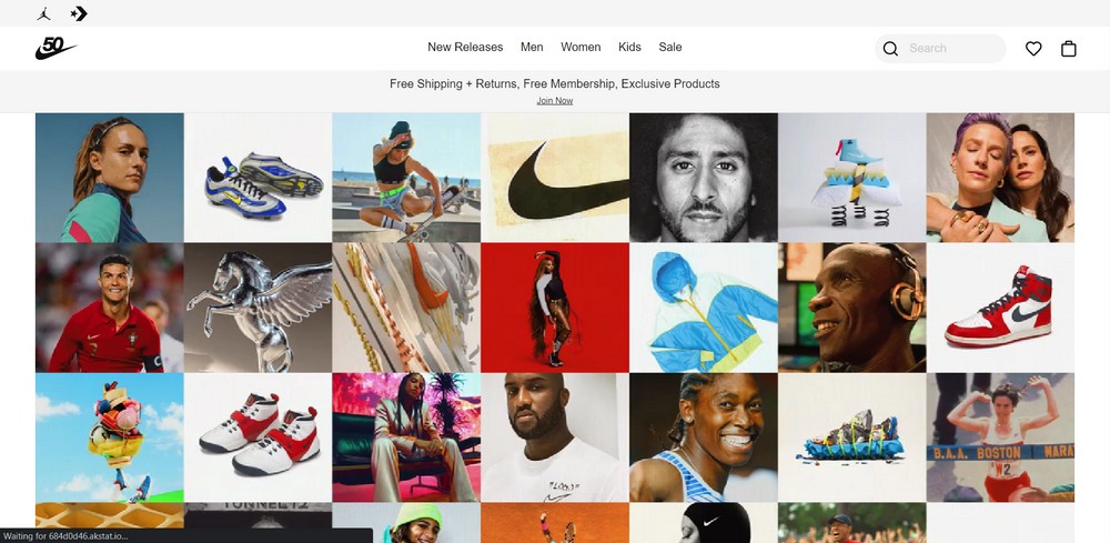 หน้าแรกของ Nike