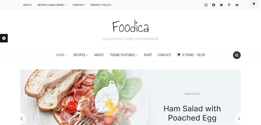 Site demonstrativ Foodica