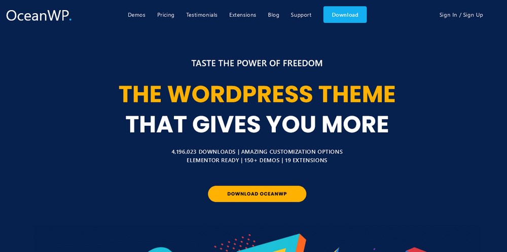 Tema WordPress OceanWP