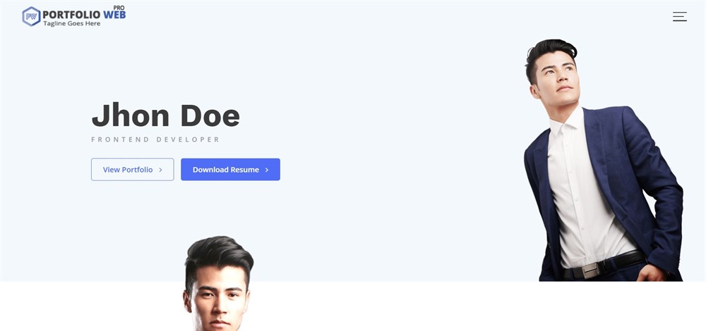 เว็บไซต์สาธิต Portfolio Web Pro