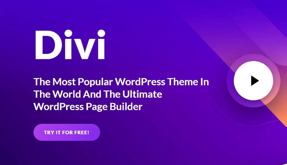 เครื่องมือสร้างเพจ Divi WordPress