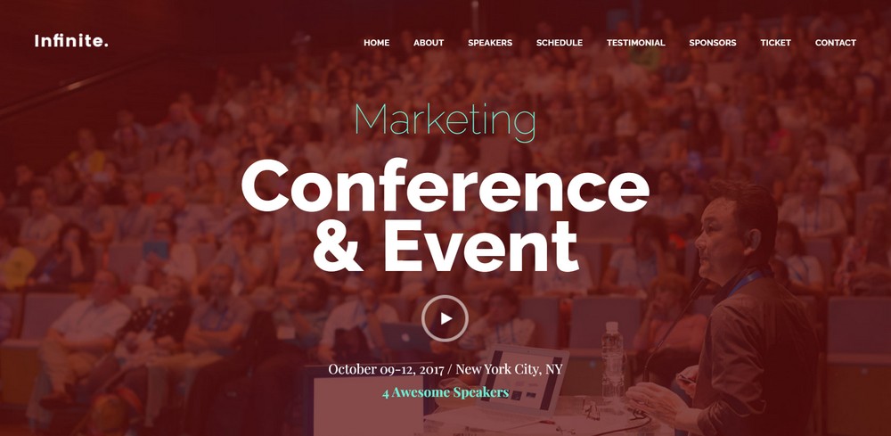 temă infinită din themeforest