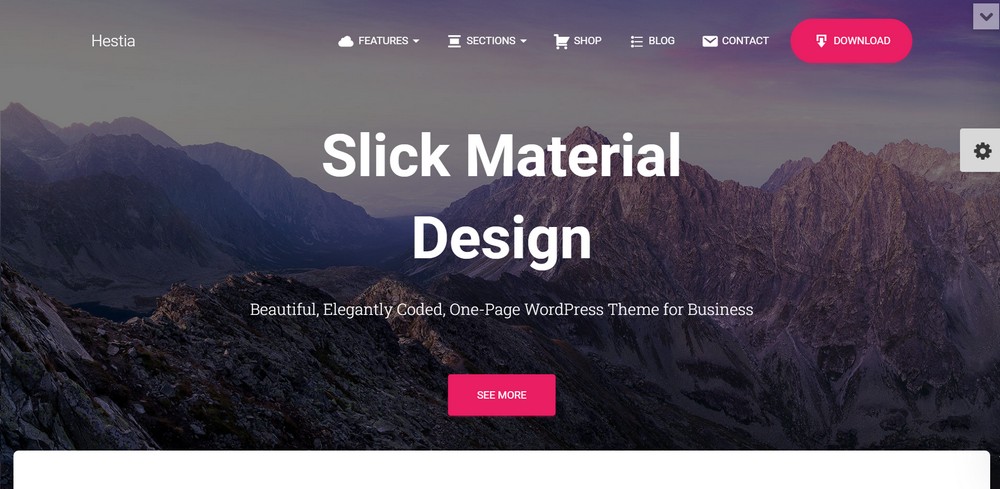 Tema WordPress-hestia pro