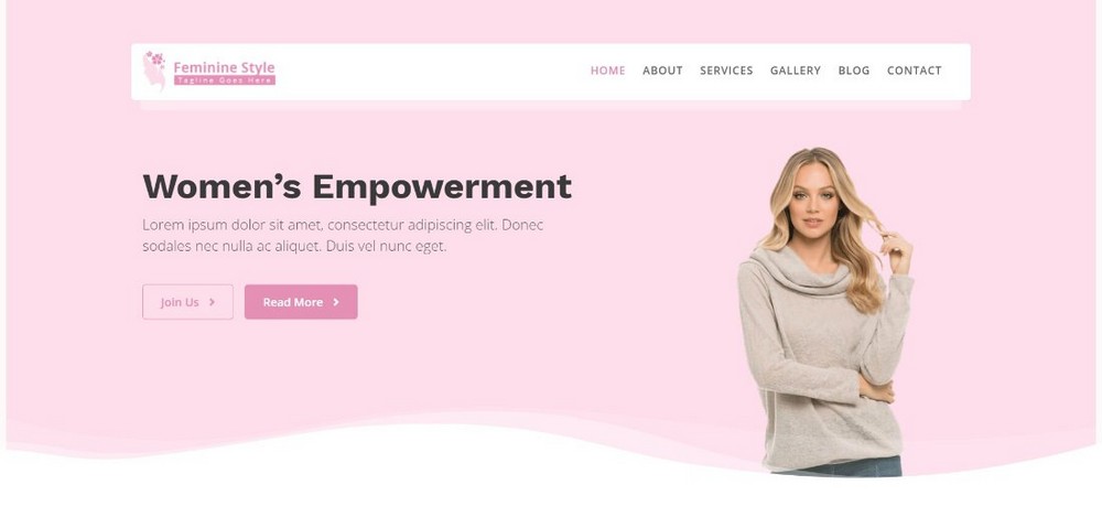 Tema WordPress in stile femminile