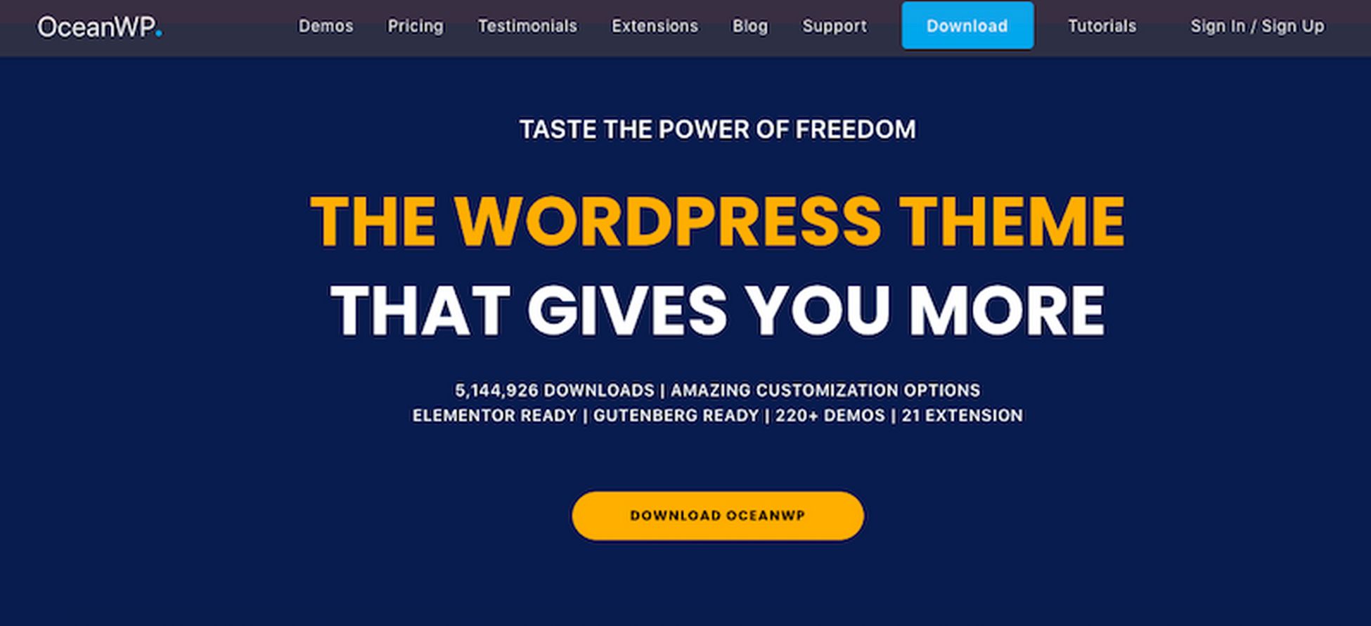Tema WordPress OceanWP