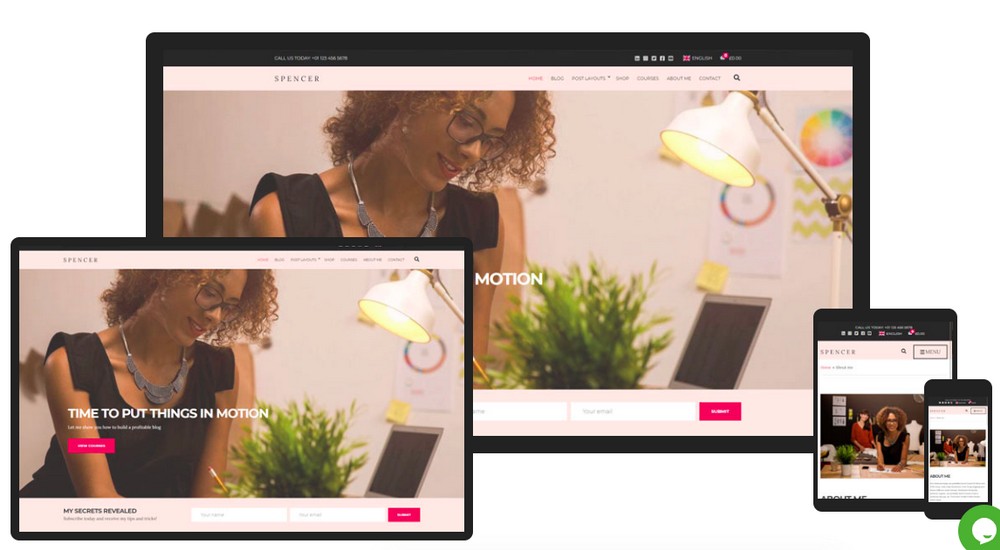 Tema WordPress di Spencer