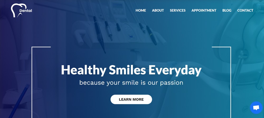 Demo situs web gigi Zakra