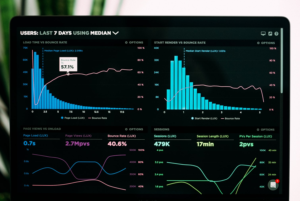 urmărire web pe monitor
