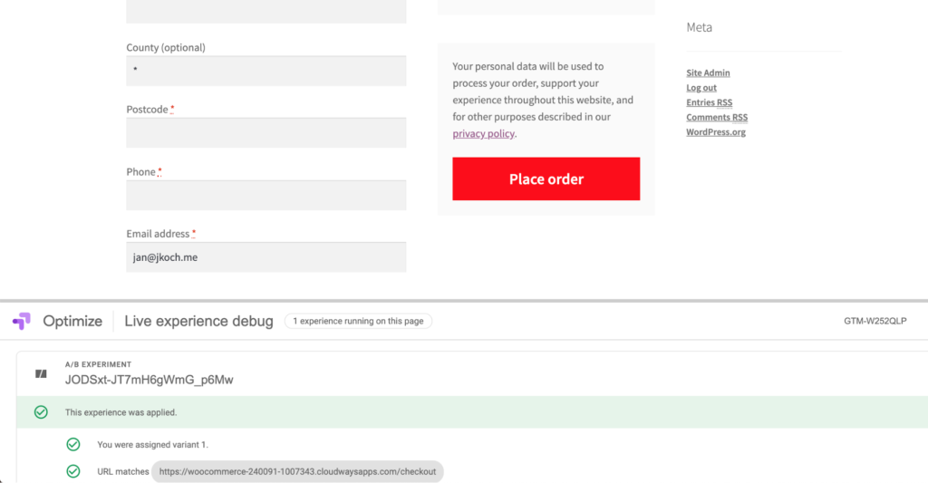 Debug langsung