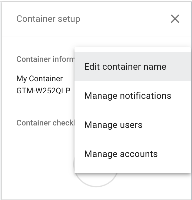 Penyiapan Penampung Google Optimize