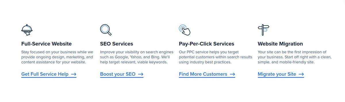 Bluehost 서비스의 스크린샷