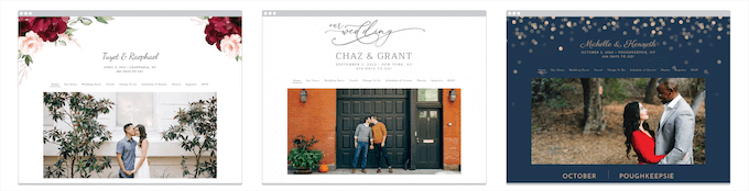 Modelos de casamento The Knot The Knot wedding templates