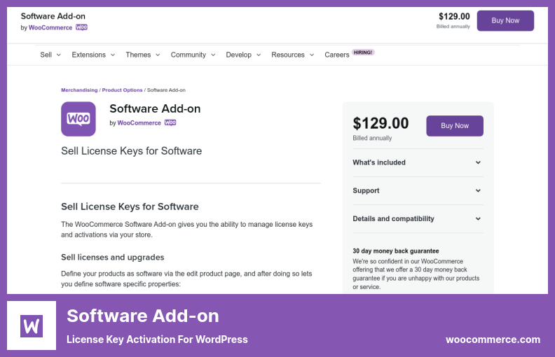 Software-Add-on-Plugin – Lizenzschlüsselaktivierung für WordPress