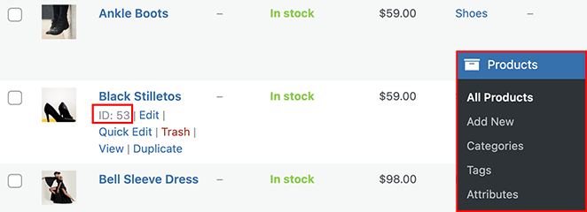 woocommerce-product-id - SeedProd WooCommerce product id