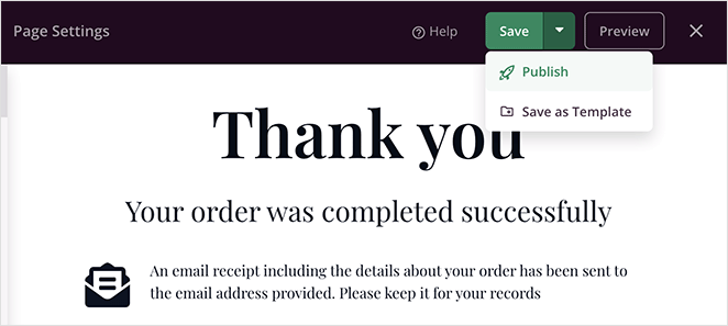 publicar-woocommerce-página de agradecimento - SeedProd Publish your woocommerce thank you page