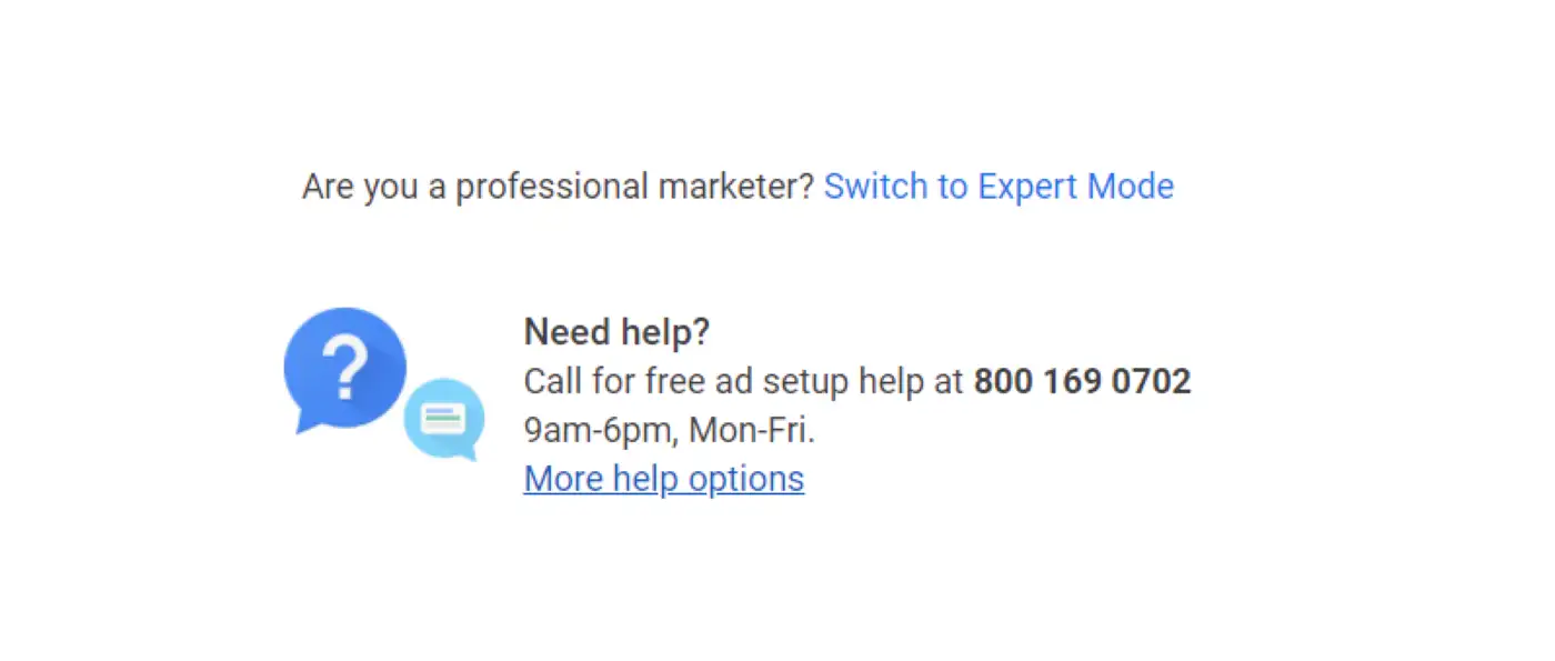 Mudar para o Modo Especialista no Google Ads