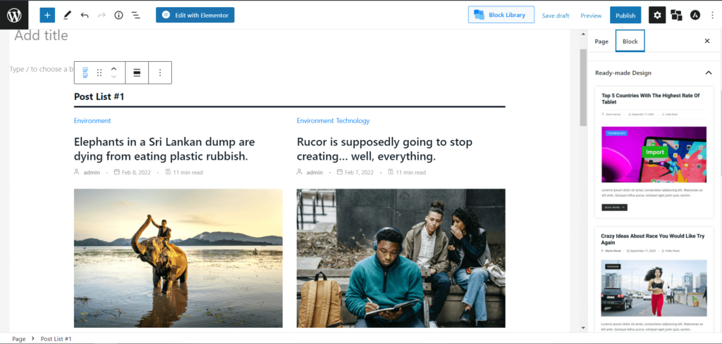 WordPress: mostra i post di una categoria specifica a pagina 3 Ready-made Design