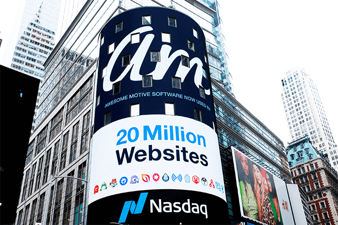 Ehrfürchtiges Motiv NASDAQ Billboard - WPBeginner Awesome Motive NASDAQ Billboard - WPBeginner