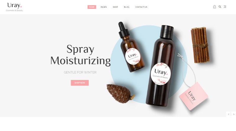 I 10 migliori temi WordPress per profumi 5 Uray WordPress Theme