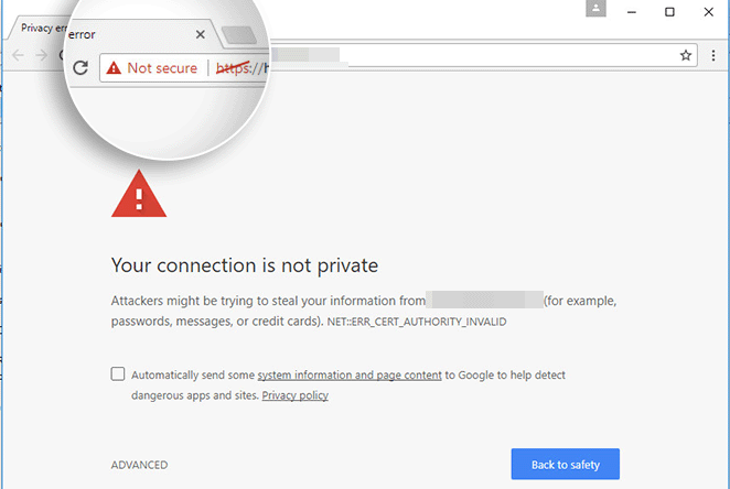не-https-небезопасно - SeedProd http url insecure website warning