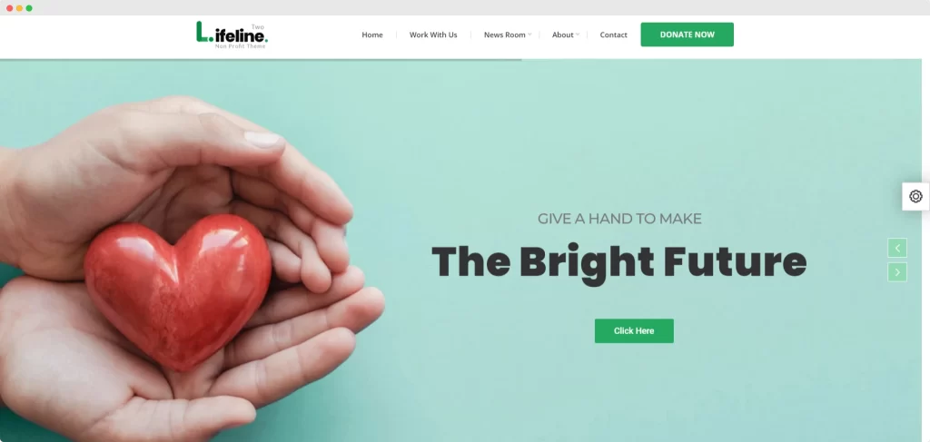 Lifeline 2 - 非营利性 WordPress 主题