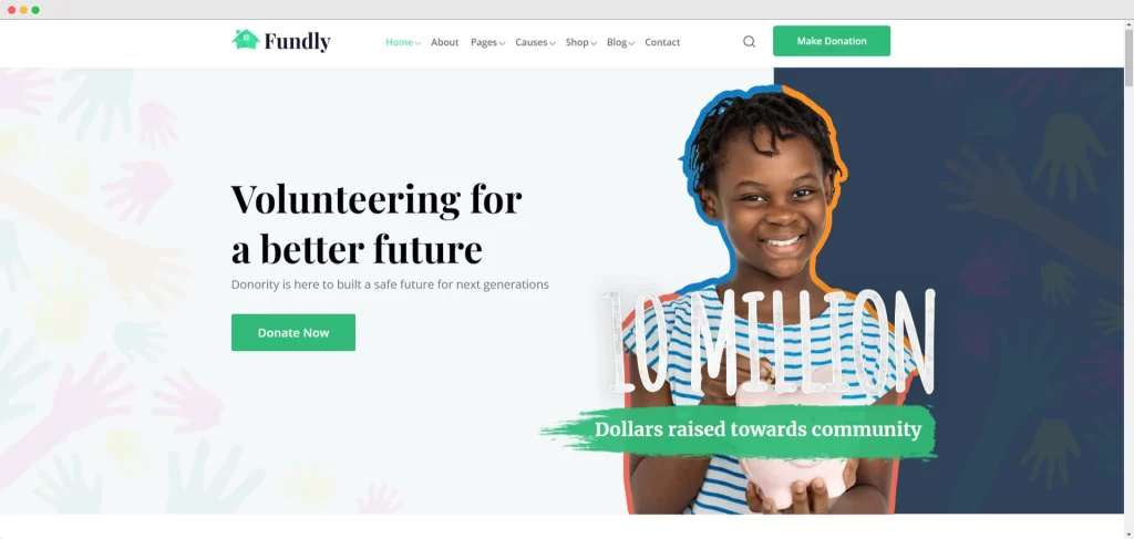 Fundly - 筹款 WordPress 主题