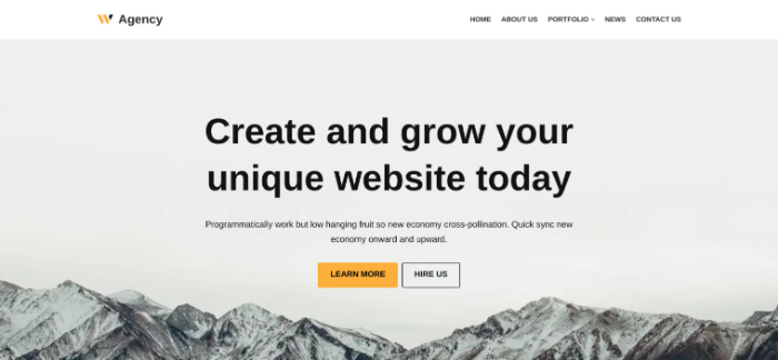 最速のWordPressテーマの1つであるNeveのWebサイト。