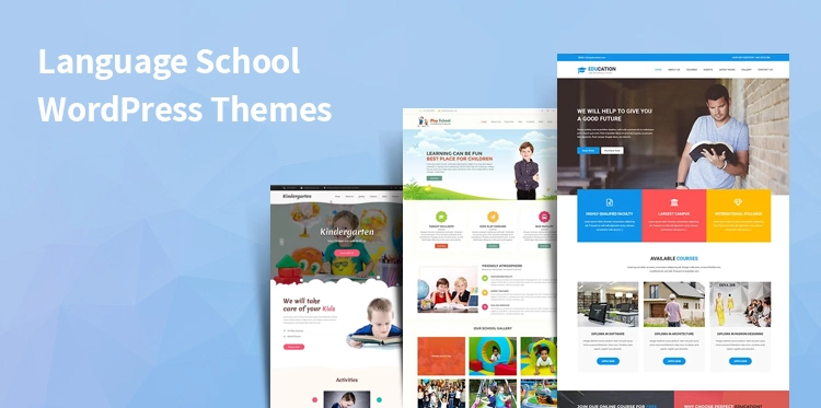 темы WordPress языковой школы