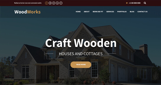 WoodWorks WordPress 主题