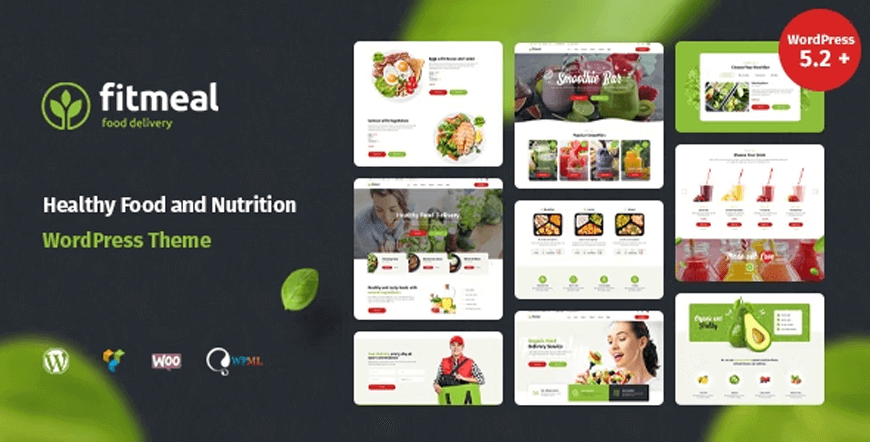 Fitmeal - tema wordpress per la consegna di cibo online