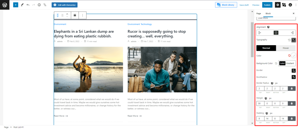 Cara Menambahkan Tombol Muat Lebih Banyak untuk Postingan WordPress Menggunakan PostX 8 Load More Customization Settings